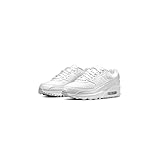 NIKE Damen WMNS AIR MAX 90 Sneaker, White/White-White, 43 EU