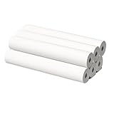 Riznpo Thermodruckpapier, 6 Rollen, 21,1 cm breit, schnelltrocknend, A4, Thermodruckpapier, kompatibel mit PeriPage A40, M08F, MT810 für tragbare Thermodrucker (21,1 x 3 cm)