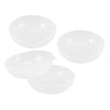 Zerodeko 4Stücke Waagschalen aus Kunststoff Transparentes Gießboot Tablett für Präzises für Lebensmittel und Kunsthandwerk mit Chemischer Beständigkeit