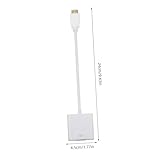 Kisangel High Definition Multimedia Interface zu Vga Adapterkabel HD Video Konverter mit Digitalem Chip Tragbarer Vga Kabeladapter für PC Laptop Monitor Robustes Abs Gehäuse Kompatibel mit