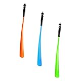 Ipetboom 3Stücke Handlicher Schuhanzieher Praktische Hilfsmittel für Senioren Schmerzfreies Anziehen von Schuhen Langlebig Leicht Kompakte für Einfache Aufbewahrung