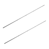 BESPORTBLE 2Stücke Ersatz Tischfußballstangen Metall Bedienungsstangen für Tischfußballmaschinen für Erwachsene Einfach zu Montieren Lagern