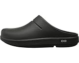 OOFOS OOcloog Recovery Clog - Damen und Herren, Mattes Schwarz, 13 Women/11 Men