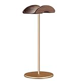 Ldabrye Kopfhörerständer aus Holz, Walnussholz-Finish, Halter für Schreibtisch, Gaming-Kopfhörerständer, ausgefallene Kopfhörer