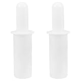 Angoily 2 Stück Fleischwolf Stößel aus Kunststoff Stopfer für Fleischwölfe und Wurstmacher Küchenhelfer zum Schnellen Zerkleinern und Füllen Lebensmittelecht Vielseitig Einsetzbar