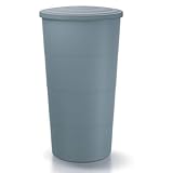Regenwassertonne Regentonne Regenbehälter Regentank Anthrazit oder Grau (200L grau)