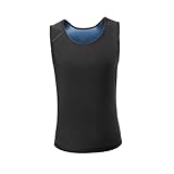 budiniao Schweißanregende Shapewear Weste mit Wärmespeicherung für effektiven Bauch und Taillenformer. Die Kompressionsweste formt die Körpermitte und bietet leichte Unterstützung für Muskulatur, um