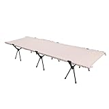 TYYMSMK Outdoor Feldbett, 80 cm breit, faltbar, 120 kg, geeignet für Outdoor-Camping, Angeln, Wandern