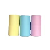 Thermopapier, Thermopapierrolle 58 mm und 57 x 25 mm, weiß, mehrfarbig, Packung mit 3–16 Rollen(3 Rolls Color)