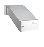 Burg-Wächter Durchwurfkasten ohne Blende, A4 Einwurf-Format, Verzinkter Stahl, Kasten 795, Weiß