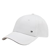 Tommy Hilfiger Unternehmens-Baseballmütze für Herren, YCF - White, One size