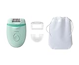 Philips Satinelle Essential Epilierer, Grün, 15 V, ergonomisch