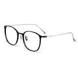 Generisch Klassisch-stilvoll blaues Licht blockierende Lesebrille Anti Augen Überanstrengung Lesen Computer Telefon Gaming-Brille für Männer und Frauen,Schwarz,1.5 x