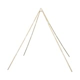 FUNNETOYU Spielzelt Holzgestänge Dreieckverstärkung Spielhaus Stabilisator Ersatzteile aus Massivholz Rundholz Zeltstangen für Tipi Rahmen Indoor Outdoor
