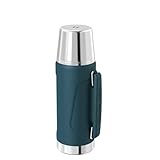 Super Sparrow Thermosflasche Edelstahl Trinkflasche - BPA-Frei - 1000ml - Auslaufsicherer Deckel Fungiert als Trinkbecher - Hält 12/24 Std. Heiß/Kalt - Thermoskanne für Sport, Outdoor