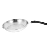 LIFKOME Bratpfanne Flach Boden Antihaftbeschichtet Gleichmäßige Wärmeverteilung Platzsparendes Lochdesign für Küche Camping Bbq Geeignet für Braten von Steaks Eiern Kartoffeln
