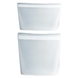 Silikon -Lebensmittel -Aufbewahrungstaschen, wiederverwendbare Aufbewahrungsbeutel für Lebensmittel - Leckfeste wiederverwendbare Gefrierbeutel | Leckschutzbehälter für Ziplock -Konservierung