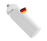 BAUHELD® Rolladen-Stopper Geschlossen 40mm [8 Stück] - Made in Germany Anschlagpuffer aus Kunststoff - Anschlagstopper für Rollladen mit Schrauben - Passend auf Rolladenpanzer Lamellen - Weiß