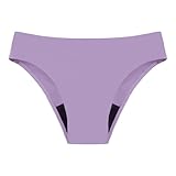 Menstruations-Badeanzug für Damen, Badeshorts, hohe Taille, Sommer, Menstruations-Badeanzug, Teenager, Menstruation, Badeanzug, Badeanzug, für Regeln, violett, XL