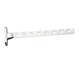 VANZACK Rotierbarer Faltbarer Wand Kleiderhaken aus Edelstahl Platzsparender Wandhalter für Kleidung und Accessoires mit Löchern für Schlafzimmer Büro Hotel und Kleiderschränke