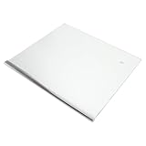 Angoily Ersatzglasablage Kühlschrank aus Gehärtetem Glas 29,5x26,9cm Transparent Kompatibel Gefrierfach Regalablage Standardkühlschrank