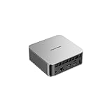 MINIS FORUM AI X1 Mini PC, AMD Ryzen 7 255 8-Core 16-Thread Prozessor bis zu 4,9 GHz, AMD Radeon 780M, Barebone ohne DDR5 RAM/PCIe 4.0 SSD, HDMI/DP/USB 4 x 2/2,5G RJ45, USB 3.2 x 2, WiFi 7, BT 5.4
