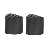 Uonlytech 2 Stück Teiliges Leiterfußschutz Langlebigem Gummi mit Anti rutsch funktion Passend für Aluleitern und Teleskopleitern Einfache Montage Bodenschutz durch Vergrößerte Auflagefläche