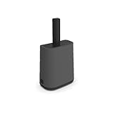 Rotho MyPet Biala Schaufel mit Halter und XL Beutel, Kunststoff (PP recycelt), anthrazit/schwarz, (16.2 x 9.1 x 29.0 cm)