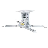 Hipzeepo Universelle Projektor-Wand-Deckenhalterung, LCD/DLP-Videoprojektionshalterung, Schwenkbar und Neigbar