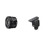 Sony SEL40F25G | Vollformat FE 40mm F 2.5 G - Premium G Serie Objektiv mit Festbrennweite & Shotgun Mikrofon ECM-B10 (Kompakt, Kabellos, Batterielos), ECMB10.CE7, Schwarz