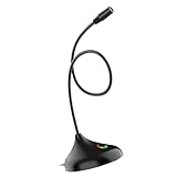 GMBYLBY Tragbare RGBS Desktop Mikrofone Für PC Und Laptop Mit Erweiterter Rauschfilterung Und Breiter Kompatibilität