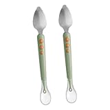 BESPORTBLE 2Stücke Fruchtpüree für Doppelseitige Fütterungslöffel Sicher Wiederverwendbar Schaben