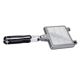 ZUNOXAZ Backtablett Aus Aluminiumlegierung Antihaft Maker Für Sandwich Waffeln Kompakte Backform Für Einfache Reinigung Und Sichere Handhabung