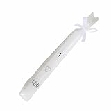 Romantische Stabkerze VALENTIN weiß ca. 20 cm - Aufdruck „I love you“