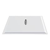 TIKATARER 20 Zoll Quadratischer Regenduschkopf, Regenduschkopf aus Edelstahl mit Silikondüsen und Langlebiger Konstruktion für Moderne Badezimmer