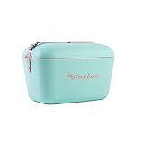 Kühlbox | Passive Kühlbox | Polarbox im Retro Vintage Design aus Kunststoff mit Polystyrol (Airpop) thermische Isolierung (20 L, Türkis)