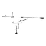 Manuelle Messerschleifer, Profi Rollschleifer Messerschärfer 360° Drehbarer Messerschärfer mit festem Winkel mit 6 Schleifsteinen für Grobschärfen und Scheren Schleife