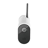 ABUS WLAN Außen-Kamera PPIC44520 - Überwachungskamera mit App, Bewegungserkennung, Objektunterscheidung, Push-Benachrichtigung, Nachtsicht, 8-GB-Speicherkarte, 1080p/Full HD, Masking, Weiß