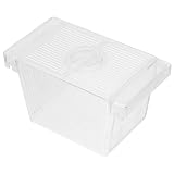 ROMISBABA Fischzuchtbox aus Transparentem Robuste Inkubator und Isolationsbox für Aquarium Schützt Kleine Schwache und Trächtige Fische Erhöht Überlebensrate Langlebig und Verschleißfest