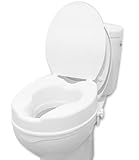 PEPE Mobility - Toilettensitzerhöhung mit Deckel 10cm, Weiß