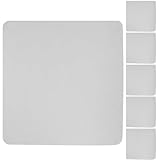 POPETPOP 6 Stück 6 teiliges Microfaser Brillenputztuch in Übergröße Fusselfrei Sanft zur Reinigung von Brillen Kameralinsen Handys und Bildschirmen für Unterwegs Graue Tücher