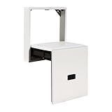 Treeisland Faltbarer Wandhocker Wandmontierter, Schuhwechselhocker Klappstuhl für Eingangsbereiche, Belastbar bis 150 kg