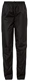 VAUDE Damen Women's Fluid Pants Regenhose, Schwarz, 44 EU