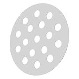 BUTIFULSIC Bbq Grillplatte Gusseisen Ersatzteil für Holzkohlegrill Runde Feuerstelle mit Hochwertiger Konstruktion für Camping und Familienfeiern Hitzebeständig und Leicht zu Reinigen