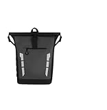 FZCSIMR Universeller Wasserdichter Motorrad-Rucksack Langlebige Motorradtasche Lässiger Reflektierender Fahrradrucksack Große Kapazität Moto Tasche 20 L(SCHWARZ)