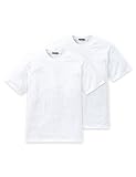 Schiesser Herren 2 Pack Shirt Rundhals - American Unterhemd, Weiß, XXL EU