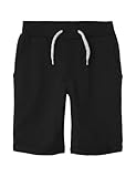 NAME IT Jungen NKMVERMO Long SWE UNB F NOOS Shorts, Black, 146