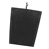 Honseadek Regenschutz für Fahrrad-Kindersitz für Fahrrad-Rücksitz, Staubschutz (210D: 65 x 55 x 85 cm, schwarz)