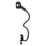 Verstellbarer Mikrofonständer, flexibler Mikrofonhalter, moderner Mikrofonhalter, 360° drehbarer Mikrofon-Clip, stoßfeste Schreibtisch-Mikrofonklemme, tragbarer Mikrofonständer für Podcast, Streaming