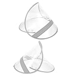 Beavorty 1 Satz Regenmantel Zubehör Abnehmbarer Hut Mit Krempe Transparenter Gesichtsschutz Für Optimalen Regenschutz Zubehör Für Regenjacken Ponchos Für Nasses Wetter 2 Stück